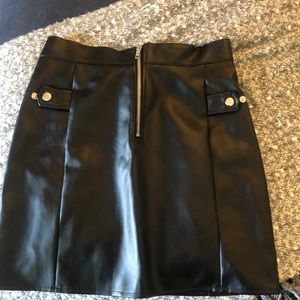 Leather skirt